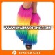 Plush fabric rainbow color 2015 new fashion leg warmers for women, part of cheerleader costume,