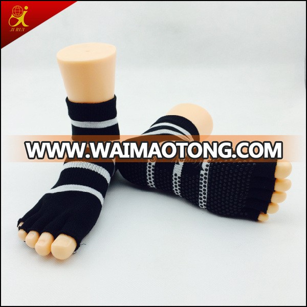 Five Toe Anti-Slip Cotton Yoga Socks