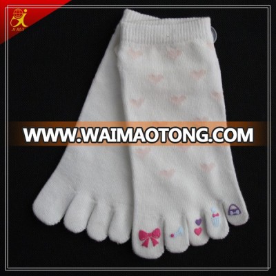 Custom Cotton 5 Toe Yoga Socks