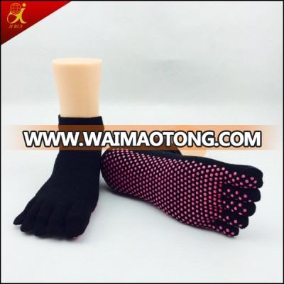 Man Cotton Rubber Toe Socks