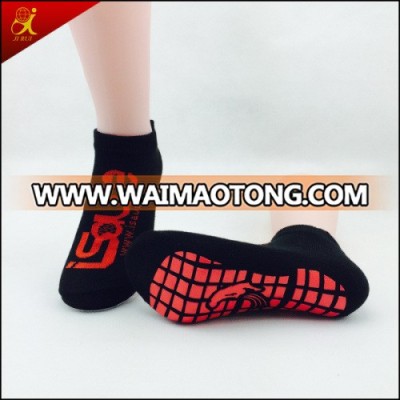 Red Anti-Slip Design Trampoline Grip Socks