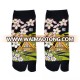 National style pattern two toe thin cotton ankle japanese toe sock