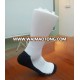 China Socks Manufacturer Man's White blank sublimation socks, Men Crew white blank socks for sublimation design