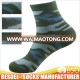 Mens Green Camouflage Color Army Polyester Socks for Sublimation