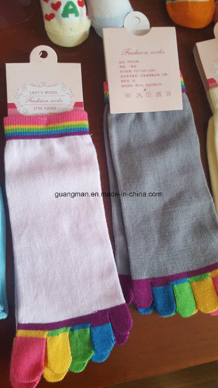 Hot Sale Wholesale Fashion Yoga Cotton Five Toe Socks